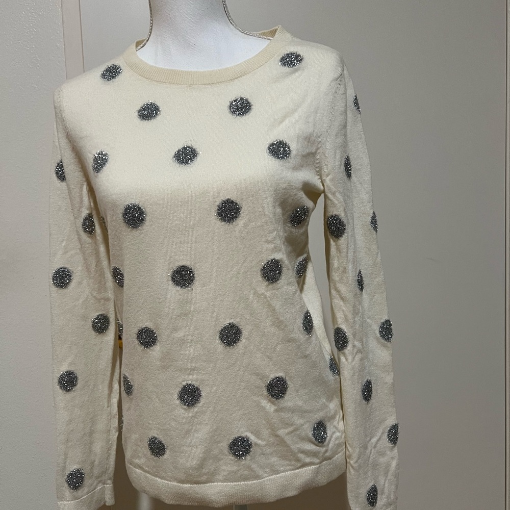 Talbots Cream Knit Sweater